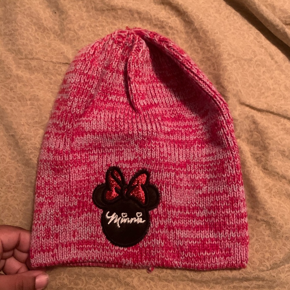 disney pink minnie beanie